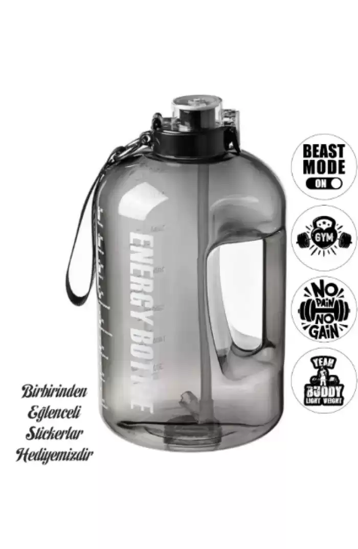 Suhvee Sporcu Su Matarası Su Matarası Bpa Free 2.5L Suluk Gym Matara - interartyazilim.com.tr